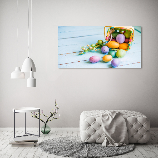 Quadro in vetro acrilico Uova di Pasqua