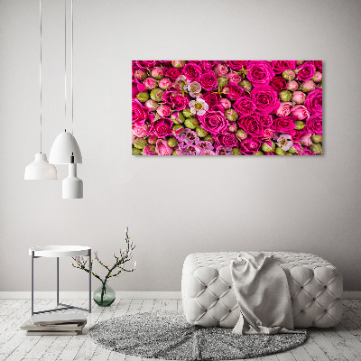 Quadro vetro acrilico Rose