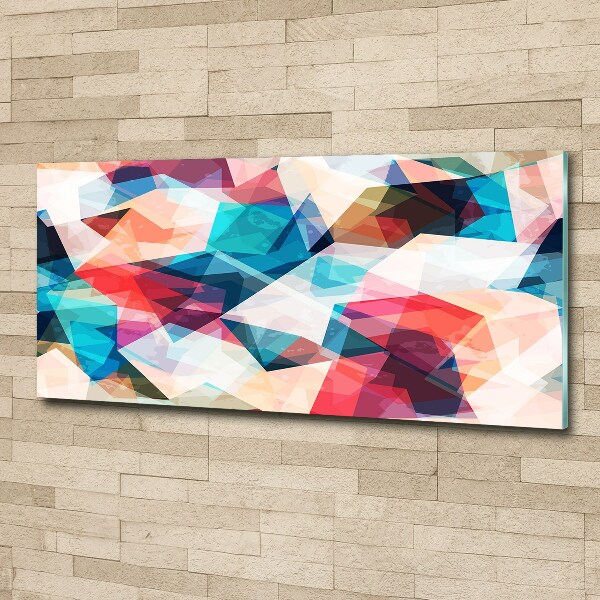 Quadro in vetro acrilico Mosaico astratto