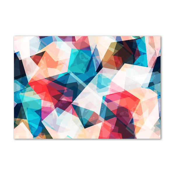 Quadro in vetro acrilico Mosaico astratto