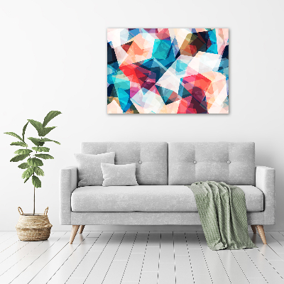 Quadro in vetro acrilico Mosaico astratto