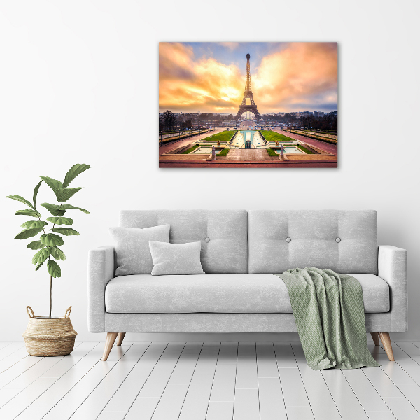 Quadro in vetro acrilico Torre Eiffel Parigi
