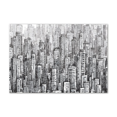 Quadro vetro acrilico Grattacieli