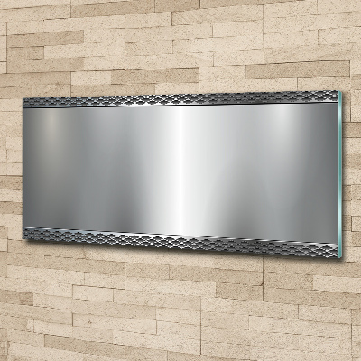 Quadro vetro acrilico Sfondo metallico