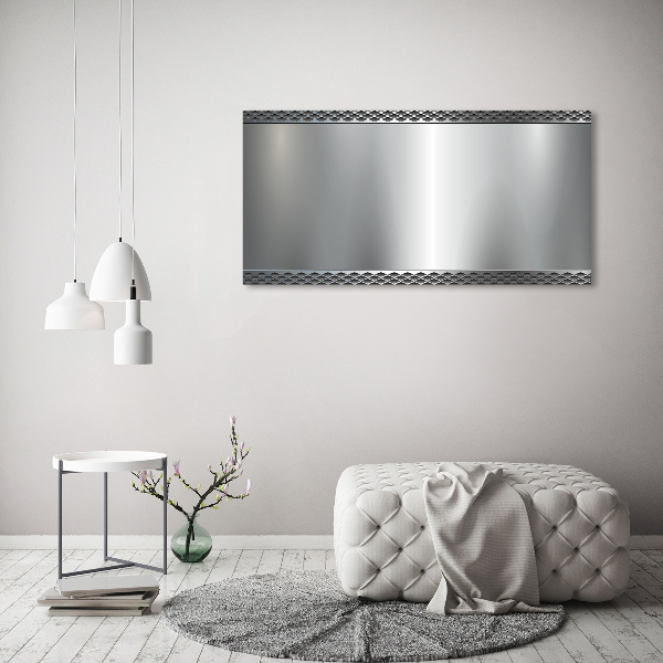 Quadro vetro acrilico Sfondo metallico