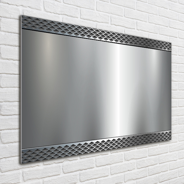 Quadro vetro acrilico Sfondo metallico