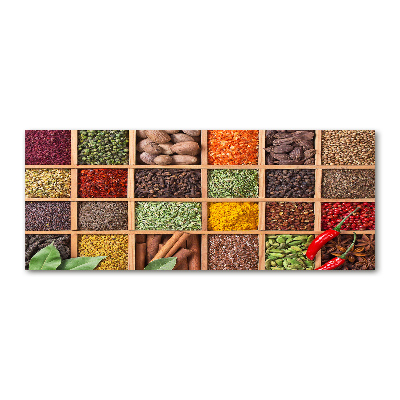 Quadro vetro acrilico Spezie ed erbe aromatiche