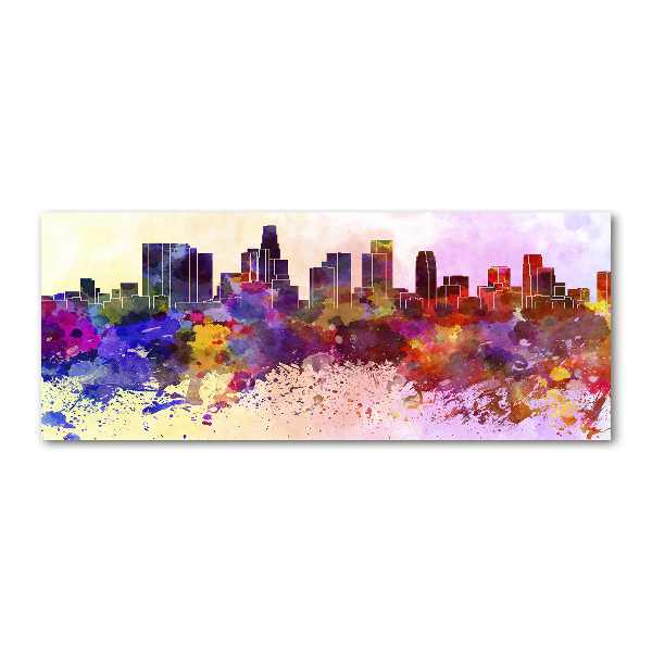 Quadro su vetro acrilico Colori di Los Angeles