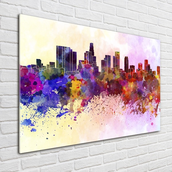 Quadro su vetro acrilico Colori di Los Angeles