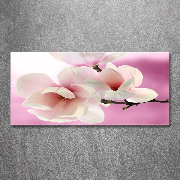 Quadro in vetro acrilico Magnolia