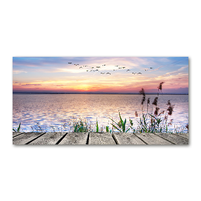 Quadro in vetro acrilico Lago West
