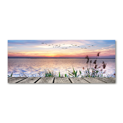 Quadro in vetro acrilico Lago West