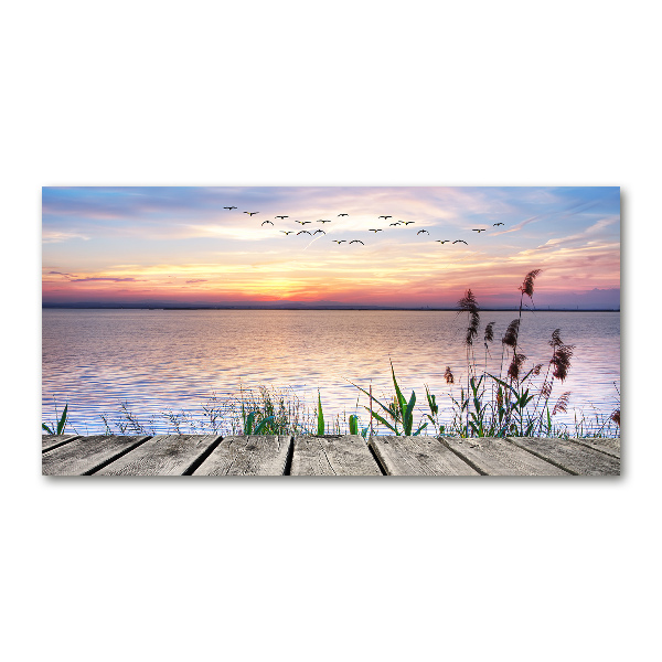 Quadro in vetro acrilico Lago West