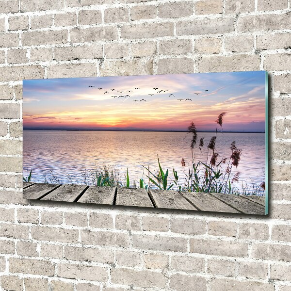 Quadro in vetro acrilico Lago West