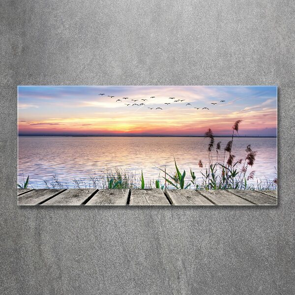 Quadro in vetro acrilico Lago West