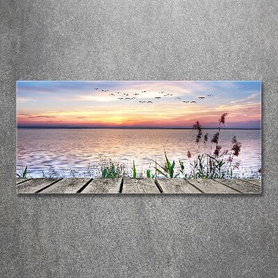 Quadro in vetro acrilico Lago West