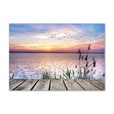 Quadro in vetro acrilico Lago West
