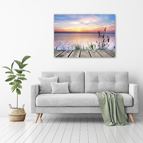 Quadro in vetro acrilico Lago West
