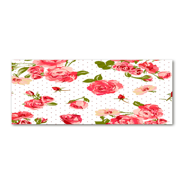 Quadro in vetro acrilico Rose