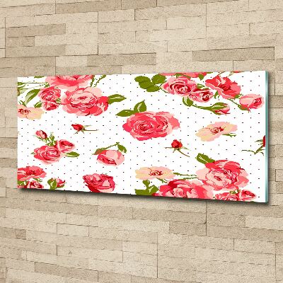 Quadro in vetro acrilico Rose