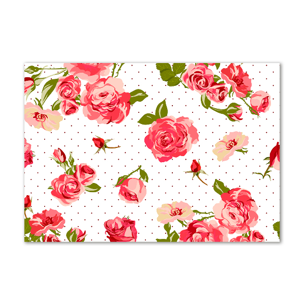 Quadro in vetro acrilico Rose