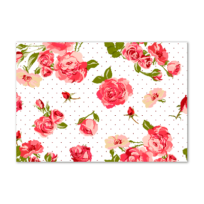 Quadro in vetro acrilico Rose