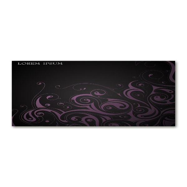 Quadro in vetro acrilico Ornamenti