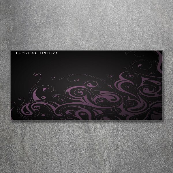 Quadro in vetro acrilico Ornamenti