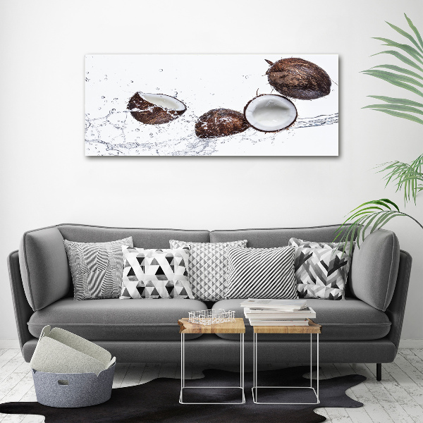 Quadro vetro acrilico Cocco con acqua