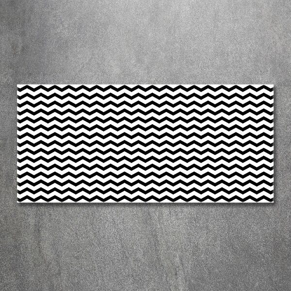 Quadro vetro acrilico Zigzag
