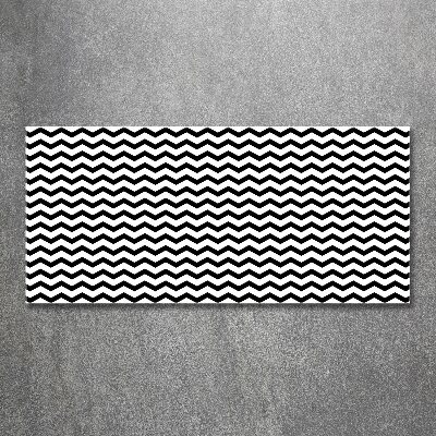 Quadro vetro acrilico Zigzag