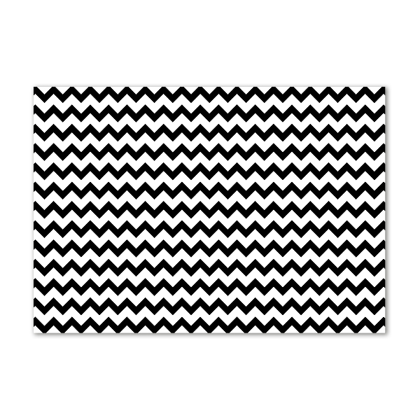 Quadro vetro acrilico Zigzag