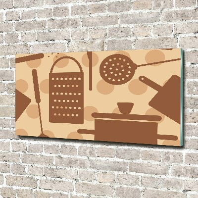 Quadro su vetro acrilico Utensili da cucina