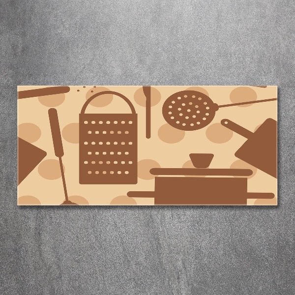 Quadro su vetro acrilico Utensili da cucina