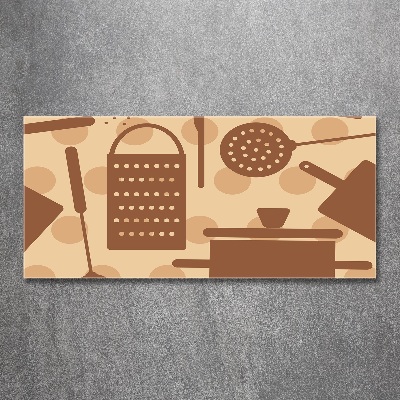 Quadro su vetro acrilico Utensili da cucina