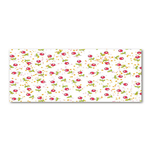 Quadro in vetro acrilico Ciliegie