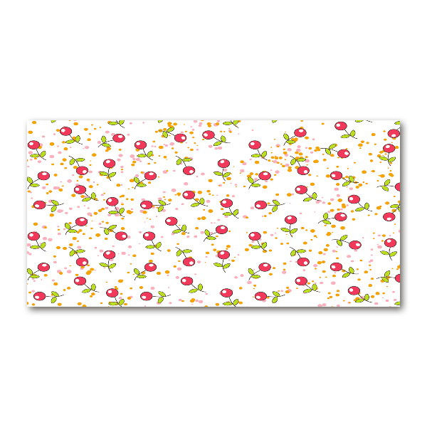 Quadro in vetro acrilico Ciliegie