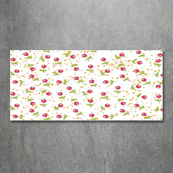 Quadro in vetro acrilico Ciliegie