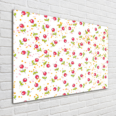 Quadro in vetro acrilico Ciliegie