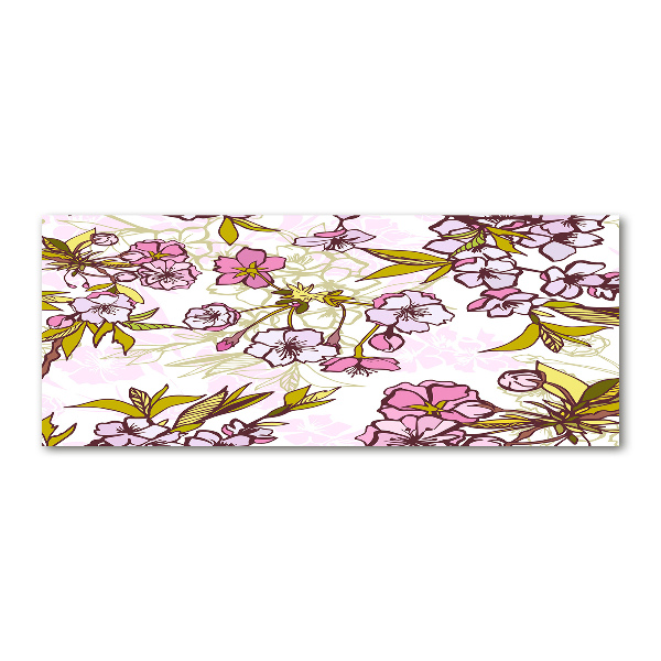 Quadro vetro acrilico Fiori di ciliegio