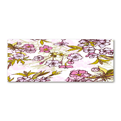 Quadro vetro acrilico Fiori di ciliegio