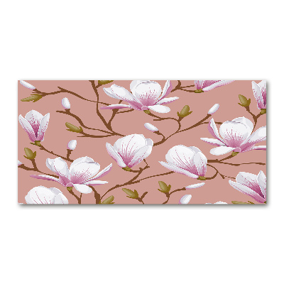 Quadro su vetro acrilico Magnolia