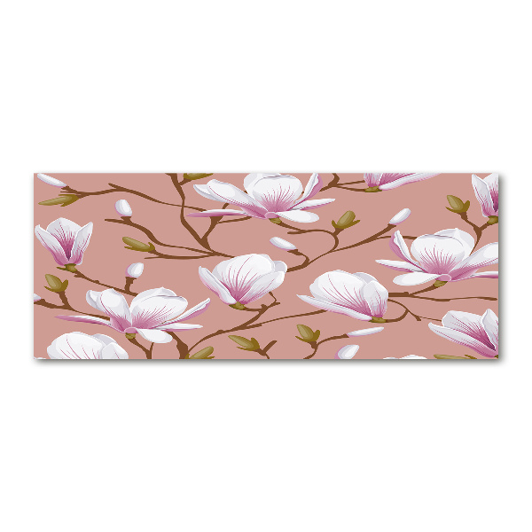 Quadro su vetro acrilico Magnolia