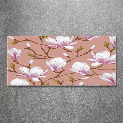 Quadro su vetro acrilico Magnolia