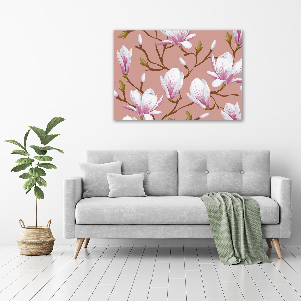 Quadro su vetro acrilico Magnolia