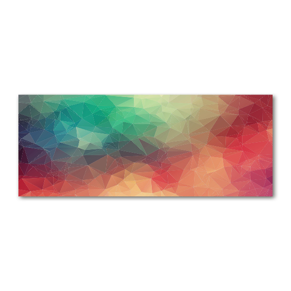 Quadro su vetro acrilico Sfondo geometrico