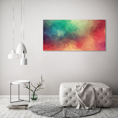 Quadro su vetro acrilico Sfondo geometrico
