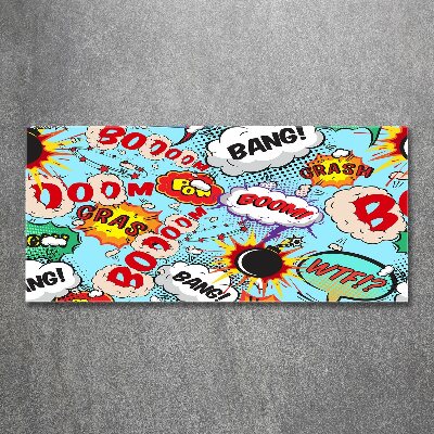 Quadro in vetro acrilico Fumetti