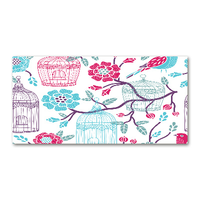 Quadro in vetro acrilico Gabbie per uccelli