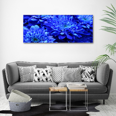 Quadro vetro acrilico Aster blu